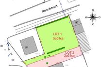Beautiful wide plot of 5 ares 51 centiares intended for the construction of a multi-family building, comprising a maximum of two floors below the eaves, with a pitched roof.