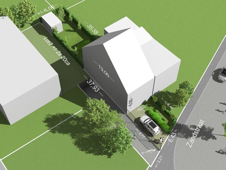 Landelijk gelegen bouwgrond (2a 21ca = 221m&sup2;) voor halfopen bebouwing (eengezinswoning).
In de fotoreeks vindt u een simulatie met mogelijke bouwbreedte en bouwdiepte.

LIGGING:
▪️ Winkels en voorzieningen eenvoudig bereikbaar - Aldi (710m), Carrefou