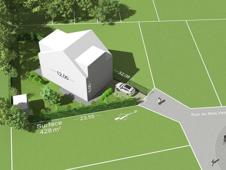 Full description: https://www.homerun.immo/en/for-sale
bart@homerun.immo – 02 445 10 00
FREE VALUATION: https://www.homerun.immo/en/valuation

This 428 m² building plot is ideally located in the recent ‘Craetbosch’ development, a quiet and green re